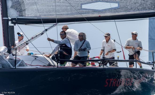 Wolfgang and Angela Schaefer back on the water after a breakdown in Capri - Rolex Farr 40 World Championship ©  Farr 40 / ZGN